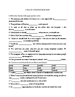 Bài tập điền từ môn Tiếng Anh Lớp 10